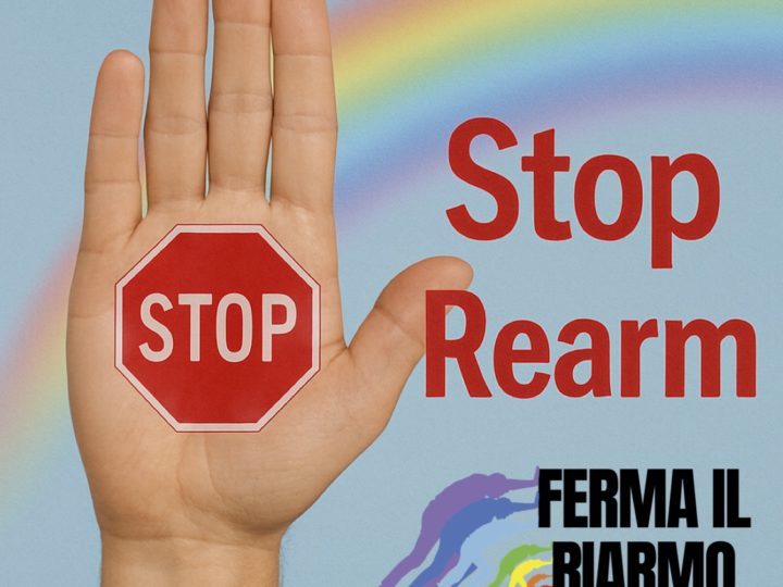 “Ferma il riarmo”: anche in piazza a Roma continua il nostro impegno contro riarmo e guerre