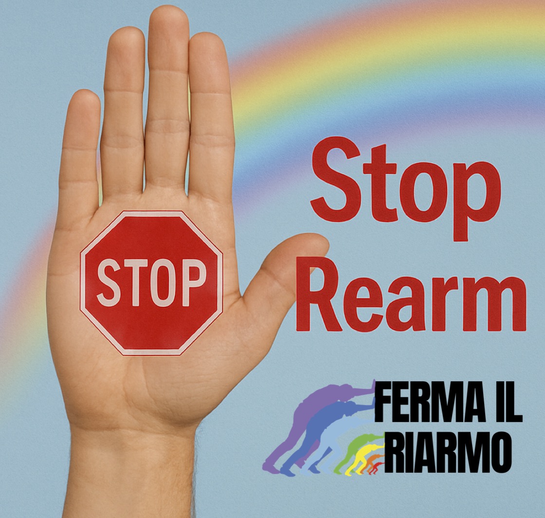 “Ferma il riarmo”: anche in piazza a Roma continua il nostro impegno contro riarmo e guerre